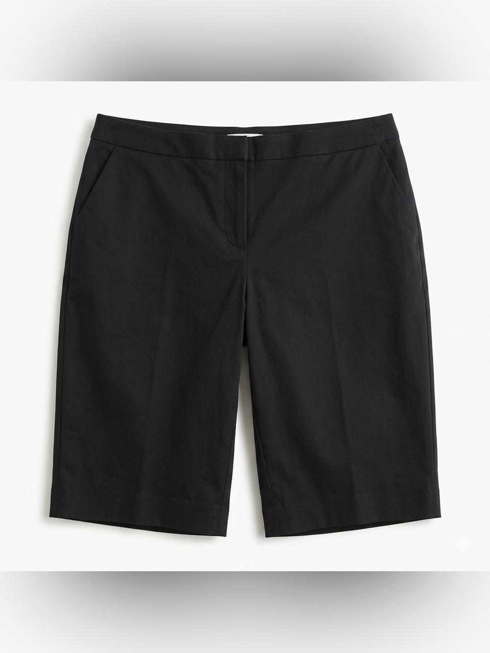 Halogen Black Women's Bermuda Short — Clean Tailored Fit